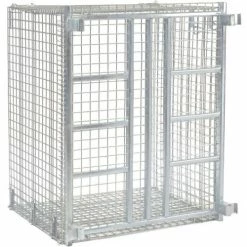 Nashville Wire Products Folding Wire Container GC404830E4 48x40x36-1/2 3000-4000 Lb Cap.Drop Gate 40" Side -Containers & Organizers Sales Store 269411 04