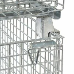 Nashville Wire Products Folding Wire Container GC404830E4 48x40x36-1/2 3000-4000 Lb Cap.Drop Gate 40" Side -Containers & Organizers Sales Store 269411 12