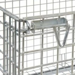 Nashville Wire Products Folding Wire Container GC404830E4 48x40x36-1/2 3000-4000 Lb Cap.Drop Gate 40" Side -Containers & Organizers Sales Store 269411 13