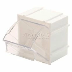 Quantum Storage Systems Quantum Tip Out Interlocking Bin QTB409 2-1/2 x 2 x 2-3/4 White - Pkg Qty 9