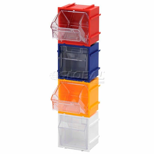 Quantum Storage Systems Quantum Tip Out Interlocking Bin QTB409 2-1/2 x 2 x 2-3/4 White - Pkg Qty 9 2 Quantum Storage Systems Quantum Tip Out Interlocking Bin QTB409 2-1/2 x 2 x 2-3/4 White - Pkg Qty 9 - Image 2