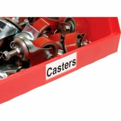 Global Industrial™ Plastic Stack & Hang Bin, 16-1/2"W x 14-3/4"D x 7"H, Red - Pkg Qty 6 -Containers & Organizers Sales Store 269686RD 04