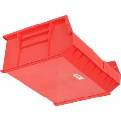 Global Industrial™ Plastic Stack & Hang Bin, 16-1/2"W x 14-3/4"D x 7"H, Red - Pkg Qty 6 -Containers & Organizers Sales Store 269686RD 05