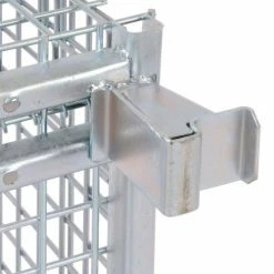 Nashville Wire Products Folding Wire Container GC324028S4L 40x32x34-1/2 3000-4000 Lb. Cap with Lid -Containers & Organizers Sales Store 269749 05