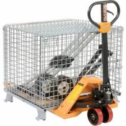 Nashville Wire Products Folding Wire Container GC324028S4L 40x32x34-1/2 3000-4000 Lb. Cap with Lid -Containers & Organizers Sales Store 269749 06