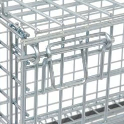Nashville Wire Products Folding Wire Container GC324028S4L 40x32x34-1/2 3000-4000 Lb. Cap with Lid -Containers & Organizers Sales Store 269749 14