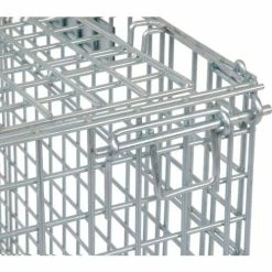 Nashville Wire Products Folding Wire Container GC324028S4L 40x32x34-1/2 3000-4000 Lb. Cap with Lid -Containers & Organizers Sales Store 269749 15