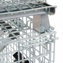 Nashville Wire Products Folding Wire Container GC324028S4L 40x32x34-1/2 3000-4000 Lb. Cap with Lid -Containers & Organizers Sales Store 269749 23