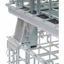 Nashville Wire Products Folding Wire Container GC324028S4L 40x32x34-1/2 3000-4000 Lb. Cap with Lid -Containers & Organizers Sales Store 269749 25