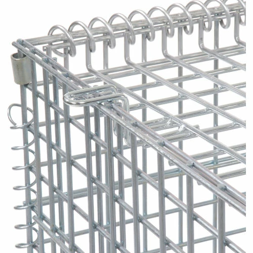Nashville Wire Products Folding Wire Container GC404830S4L 48x40x36-1/2 3000-4000 Lbs.Cap.Drop Gate 48" w/Lid 6 Nashville Wire Products Folding Wire Container GC404830S4L 48x40x36-1/2 3000-4000 Lbs.Cap.Drop Gate 48" w/Lid - Image 6