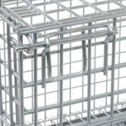 Nashville Wire Products Folding Wire Container GC404830S4L 48x40x36-1/2 3000-4000 Lbs.Cap.Drop Gate 48" w/Lid 26 Nashville Wire Products Folding Wire Container GC404830S4L 48x40x36-1/2 3000-4000 Lbs.Cap.Drop Gate 48" w/Lid -Containers & Organizers Sales Store 269751 07