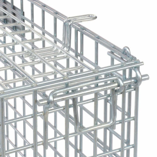 Nashville Wire Products Folding Wire Container GC404830S4L 48x40x36-1/2 3000-4000 Lbs.Cap.Drop Gate 48" w/Lid 10 Nashville Wire Products Folding Wire Container GC404830S4L 48x40x36-1/2 3000-4000 Lbs.Cap.Drop Gate 48" w/Lid - Image 10