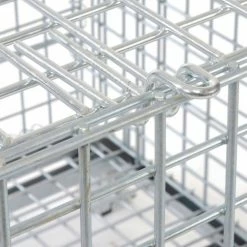 Nashville Wire Products Folding Wire Container GC404830S4L 48x40x36-1/2 3000-4000 Lbs.Cap.Drop Gate 48" w/Lid 29 Nashville Wire Products Folding Wire Container GC404830S4L 48x40x36-1/2 3000-4000 Lbs.Cap.Drop Gate 48" w/Lid -Containers & Organizers Sales Store 269751 10