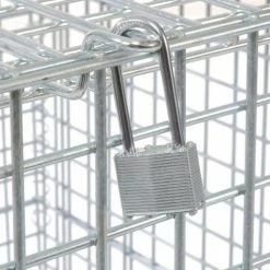 Nashville Wire Products Folding Wire Container GC404830S4L 48x40x36-1/2 3000-4000 Lbs.Cap.Drop Gate 48" w/Lid 30 Nashville Wire Products Folding Wire Container GC404830S4L 48x40x36-1/2 3000-4000 Lbs.Cap.Drop Gate 48" w/Lid -Containers & Organizers Sales Store 269751 11