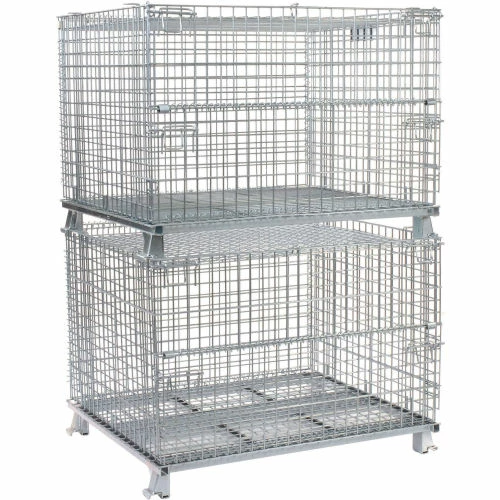 Nashville Wire Products Folding Wire Container GC404830S4L 48x40x36-1/2 3000-4000 Lbs.Cap.Drop Gate 48" w/Lid 16 Nashville Wire Products Folding Wire Container GC404830S4L 48x40x36-1/2 3000-4000 Lbs.Cap.Drop Gate 48" w/Lid - Image 16