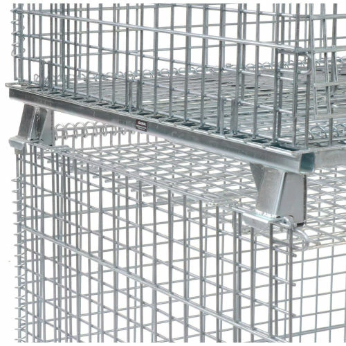 Nashville Wire Products Folding Wire Container GC404830S4L 48x40x36-1/2 3000-4000 Lbs.Cap.Drop Gate 48" w/Lid 17 Nashville Wire Products Folding Wire Container GC404830S4L 48x40x36-1/2 3000-4000 Lbs.Cap.Drop Gate 48" w/Lid - Image 17