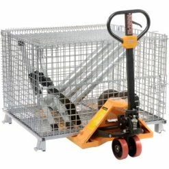 Nashville Wire Products Folding Wire Container GC404830S4L 48x40x36-1/2 3000-4000 Lbs.Cap.Drop Gate 48" w/Lid 37 Nashville Wire Products Folding Wire Container GC404830S4L 48x40x36-1/2 3000-4000 Lbs.Cap.Drop Gate 48" w/Lid -Containers & Organizers Sales Store 269751 18