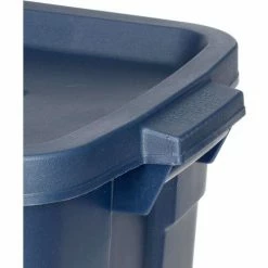 Rubbermaid® Roughneck™ Tote 14 Gallon 23-7/8 x 15-7/8 x 12-1/4 Dark Indigo Metallic - Pkg Qty 6 -Containers & Organizers Sales Store 269994 08