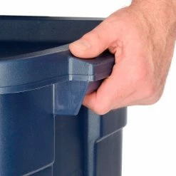 Rubbermaid® Roughneck™ Tote 14 Gallon 23-7/8 x 15-7/8 x 12-1/4 Dark Indigo Metallic - Pkg Qty 6 -Containers & Organizers Sales Store 269994 10