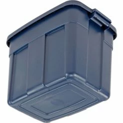 Rubbermaid® Roughneck™ Tote 18 Gallon 23-7/8 x 15-7/8 x 16-3/8 Dark Indigo Metallic - Pkg Qty 12 -Containers & Organizers Sales Store 269995 06