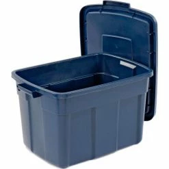 Rubbermaid® Roughneck™ Tote 25 Gallon 28-7/8 x 19-7/8 x 16-3/4 Dark Indigo Metallic - Pkg Qty 6 -Containers & Organizers Sales Store 269996 05