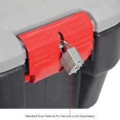Rubbermaid® ActionPacker™ Lockable Storage Box 8 Gallon 20 x 14-5/8 x 12 - Pkg Qty 4 -Containers & Organizers Sales Store 269997IN 3wco