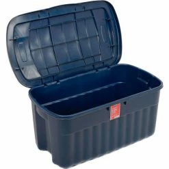 Rubbermaid® Roughneck™ Jumbo Storage Tote 40 Gallon 36-7/8x21-3/16x18-5/16 Indigo Metal - Pkg Qty 6 -Containers & Organizers Sales Store 270146 02