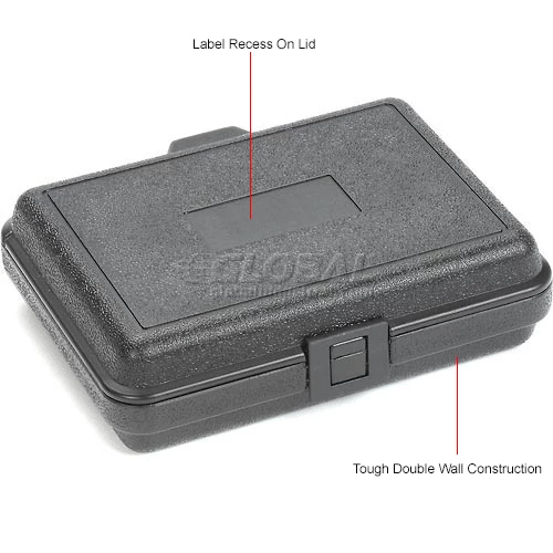 Western Case Plastic Protective Storage Cases with Pinch Tear Foam, 10"x7-1/2"x2-3/4", Black 9 Western Case Plastic Protective Storage Cases with Pinch Tear Foam, 10"x7-1/2"x2-3/4", Black - Image 9