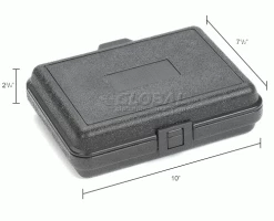 Western Case Plastic Protective Storage Cases with Pinch Tear Foam, 10"x7-1/2"x2-3/4", Black 23 Western Case Plastic Protective Storage Cases with Pinch Tear Foam, 10"x7-1/2"x2-3/4", Black -Containers & Organizers Sales Store 270230 dim