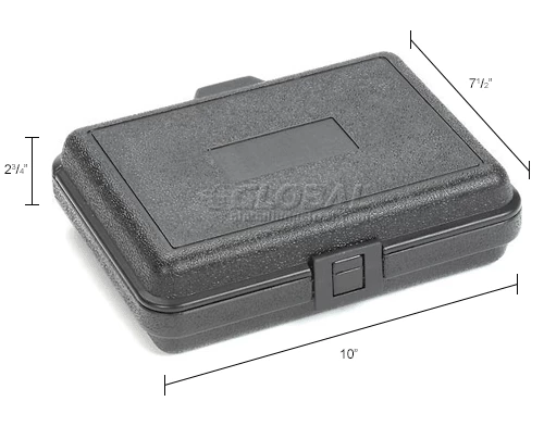 Western Case Plastic Protective Storage Cases with Pinch Tear Foam, 10"x7-1/2"x2-3/4", Black 12 Western Case Plastic Protective Storage Cases with Pinch Tear Foam, 10"x7-1/2"x2-3/4", Black - Image 12