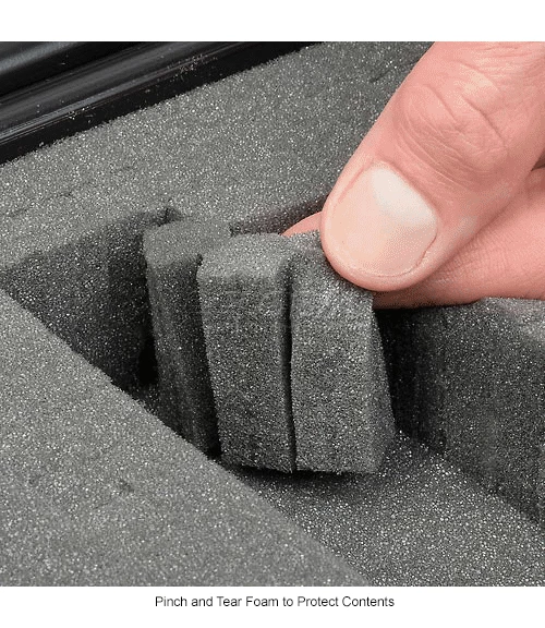 Western Case Plastic Protective Storage Cases with Pinch Tear Foam, 13-1/2"x10"x3-3/4", Black 12 Western Case Plastic Protective Storage Cases with Pinch Tear Foam, 13-1/2"x10"x3-3/4", Black - Image 12