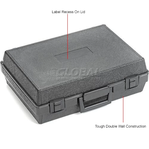 Western Case Plastic Protective Storage Cases with Pinch Tear Foam, 17"x12"x5-1/2", Black 10 Western Case Plastic Protective Storage Cases with Pinch Tear Foam, 17"x12"x5-1/2", Black - Image 10