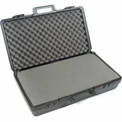 Western Case Plastic Protective Storage Cases with Pinch Tear Foam, 27-1/2"x16"x7", Black