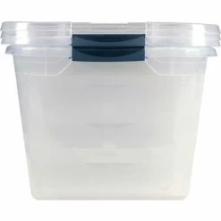 Rubbermaid® Cleverstore™ Clear Latching Storage Tote w/Lid 71 Quart 23-1/2x18-5/8x12-1/4 - Pkg Qty 4 10 Rubbermaid® Cleverstore™ Clear Latching Storage Tote w/Lid 71 Quart 23-1/2x18-5/8x12-1/4 - Pkg Qty 4 -Containers & Organizers Sales Store 270248 2