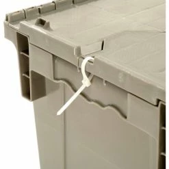 Global Industrial™ Plastic Attached Lid Shipping & Storage Container DC1813-15 18x13x15 Gray -Containers & Organizers Sales Store 270281GY 06