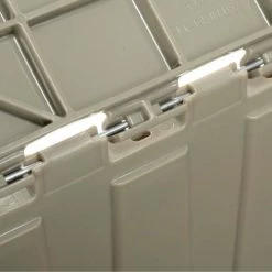 Global Industrial™ Plastic Attached Lid Shipping & Storage Container DC1813-15 18x13x15 Gray -Containers & Organizers Sales Store 270281GY 07