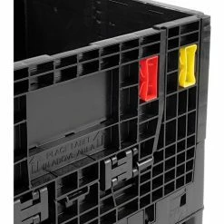 Global Industrial™ Folding Bulk Shipping Container, 32"Lx30"Wx25"H, 1800 Lb. Capacity, Black -Containers & Organizers Sales Store 270284 08