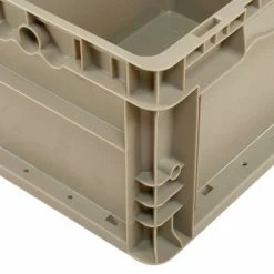 Global Industrial™ Stackable Straight Wall Container, Solid, 12"Lx15"Wx9"H, Gray -Containers & Organizers Sales Store 270287 03