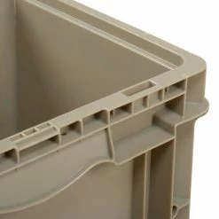 Global Industrial™ Stackable Straight Wall Container, Solid, 12"Lx15"Wx9"H, Gray -Containers & Organizers Sales Store 270287 05