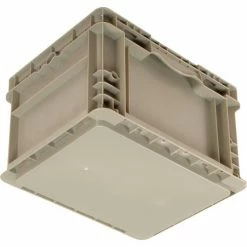 Global Industrial™ Stackable Straight Wall Container, Solid, 12"Lx15"Wx9"H, Gray -Containers & Organizers Sales Store 270287 07