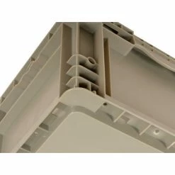 Global Industrial™ Stackable Straight Wall Container, Solid, 12"Lx15"Wx9"H, Gray -Containers & Organizers Sales Store 270287 08