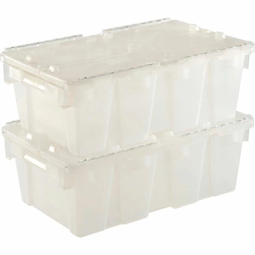 ORBIS Flipak® Attached Lid Container FP075 -19-7/8 x 11-3/4 x 7-1/4, Clear 6 ORBIS Flipak® Attached Lid Container FP075 -19-7/8 x 11-3/4 x 7-1/4, Clear - Image 6