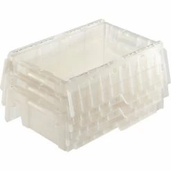 ORBIS Flipak® Attached Lid Container FP075 -19-7/8 x 11-3/4 x 7-1/4, Clear 15 ORBIS Flipak® Attached Lid Container FP075 -19-7/8 x 11-3/4 x 7-1/4, Clear -Containers & Organizers Sales Store 270296 06