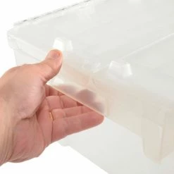 ORBIS Flipak® Attached Lid Container FP075 -19-7/8 x 11-3/4 x 7-1/4, Clear 17 ORBIS Flipak® Attached Lid Container FP075 -19-7/8 x 11-3/4 x 7-1/4, Clear -Containers & Organizers Sales Store 270296 08