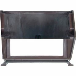 LocBin™ 4-1/8"L x 5-3/8"W x 3"H Brown Stacking, Hanging, Interlocking Polypropylene Bins, 6 CT -Containers & Organizers Sales Store 3 210BR 6 main2 1200p