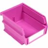 LocBin™ 4-1/8"L x 5-3/8"W x 3"H Orchid Stacking, Hanging, Interlocking Polypropylene Bins,6 CT