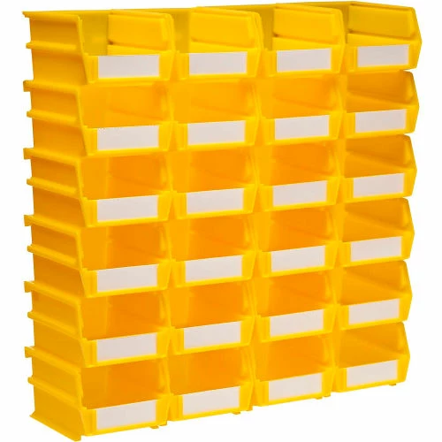 Triton Products LocBin, 3-210Y, 5-3/8"L x 4-1/8"W x 3"H, Yellow (24 pc) 2 Triton Products LocBin, 3-210Y, 5-3/8"L x 4-1/8"W x 3"H, Yellow (24 pc) - Image 2