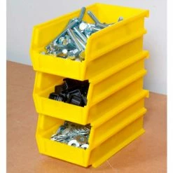 LocBin™ 4-1/8"L x 7-3/8"W x 3"H Yellow Stacking, Hanging, Interlocking Polypropylene Bins,6 CT 12 LocBin™ 4-1/8"L x 7-3/8"W x 3"H Yellow Stacking, Hanging, Interlocking Polypropylene Bins,6 CT -Containers & Organizers Sales Store 3 220Y 6 inuse2 1200p