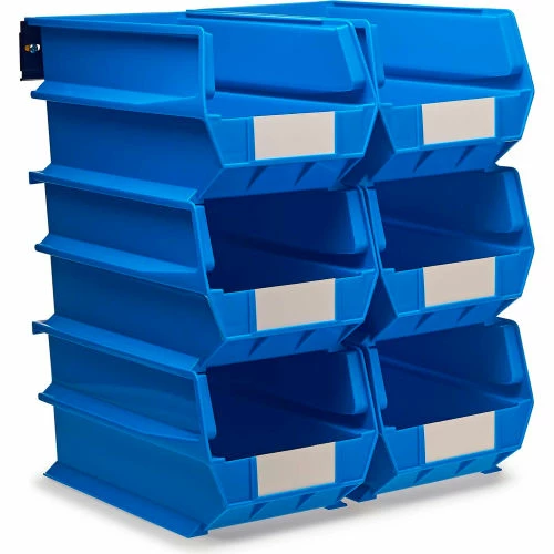Triton Products LocBin Wall Storage, 3-240BWS, W/Rails, Large, Blue (8 pc) 1 Triton Products LocBin Wall Storage, 3-240BWS, W/Rails, Large, Blue (8 pc)