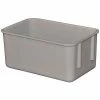 MFG Tray Molded Fiberglass Toteline Nesting Tote 926108 - 9-3/4"L x 6-1/8"W x 4-1/2"H, Gray